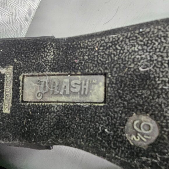 Brash Women's Black Bow Front Peep Toe Flats Size 9.5 - Picture 9 of 9